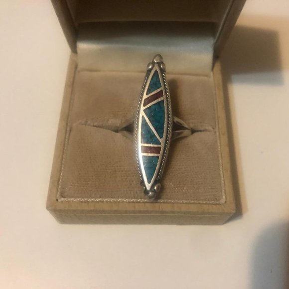 Jewelry - Vintage Silver & Turquoise Ring  & Gift